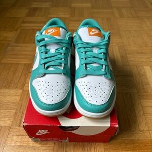 Nike Dunk Low “Teal Zeal” White/Teal Gum Sole – Women’s Size 7 – BN w/ Box